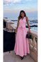 Women's Double Vest - Skirt Set with Pocket Detail and Flared Skirt - 2
