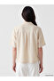 Lcw Comfort Beige Embroidered Women's Shirt - 4
