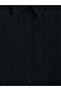 Lcw Modest Black Striped Oversize Women's Shirt Tunic - 6
