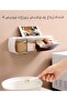 DIKOCO 4 Grids Seasoning Box, Moistureproof Seasoning Organizer Wall Mounted, Space-Saving Rack for - 4