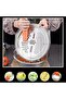 Stainless Steel Drain Basket, 3 in 1 Colanders Basin Versatile Vegetable Slicer Graters Kitchen Cola - 6