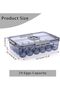 Premium Plastic Egg Holder, Egg Container for Refrigerator,Egg Tray Fresh Storage, Egg Container wit - 3