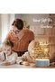 Engraved Night Light, Low Power USB Powered Acrylic Lamp with Button Control, Warm White LED - 6