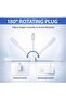 Electrical Outlet Socket Extender Stick – 1500W Power Socket Expander, 45–71cm Extendable & 180° Rot - 3