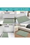 Bathroom Rugs Mat Set 2 Pack, Soft Super Absorbent Microfiber Shaggy Bath Rugs, U-Shaped Co - 6