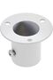 Flange Rod Holder 4Pcs Wardrobe Rail Deep Socket Heavy Duty Curtain Closet Rods Pole End Supp - 5