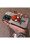 Vivo Y16 Compatible Spider Man Patterned Silicone Edge Hard Back Case Couple Phone Case - 2