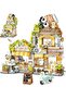 City Cafe Building Blocks Set, 1077 PCS Openable Mini Bricks Coffee Shop Model Kit, Educational Buil