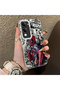 Vivo Y04 Compatible Spiderman Patterned Silicone Edge Hard Back Case Couple Phone Case - 3