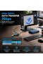موزع USB 3.0، موزع USB بـ 7 منافذ مع كابل تمديد بطول 1.2 متر، موزع USB محمول، سرعة نقل بيانات تصل إلى 5 جيجابت في الثانية. - 3