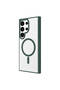 Galaxy S24 Ultra Case Magsafe Transparent Back Face Camera Raised Silicone