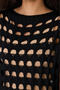 Women's Ecru Hole Detailed Openwork Knitwear Beach Dress - 7