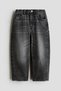 Loose Fit Barrel Jeans