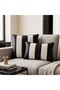 Mosaic Luxury Leather and Fabric Matching Decorative Throw Pillow Modern Stylish Plain Design - 2