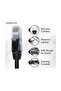 40 Meters Outdoor Cat6 Double Layer Internet Cable Outdoor Uv-Protected 2-Ply High Speed Double Layer Pe+Pvc Anti-Interference 23Awg Rain Water Snow Earth Solar Uv Protection - 2