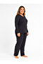 Plus Size Seasonal Pointiel Polka Dot Pattern Pajama Set - 6