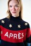 Apres Intarsia Knitted Cashmere Blend Oversize Turtleneck Sweater Multi - 2