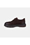 Men's Brown Brogue Thick-Soled Classic Leather Shoes - 4