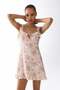 Ruffled crêpe dress