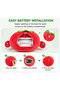 Fruit-Sensing Rhythm Plush Toy, Interactive Musical Toy with Side Sensors, Button Soft Plush Character - 3
