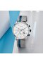 Men's Stainless Steel Watch, Silver Mesh Band | Trnda43mm - 6
