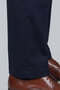 Navy Blue Zippered Classic Satin Sports Pants - 4