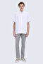 White Comfort Fit Button down Collar 100% Cotton Short Sleeve Shirt - 2