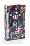 Super Hero Titan Hero Comic Captain America Action Figure 30cm | Large Marvel Superhero Toy for Kids | Big Poseable Captain America Figure for Boys & Girls | Comic-Style Titan Hero S