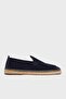 Men's Velvet Suede Navy Blue Sandals