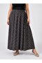 Plus Size Women's Cotton Skirt with Elastic Waist