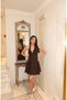 Diver Fabric Buckle Gloplu Dress - 5