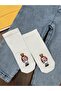 Lycra Jean Pants with Teddy Bear Printed Socks 3-Piece Baby Boy/Child Set - 6