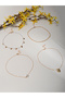 Set of 4 - Faux Pearl and Heart Pendant Necklace - 5