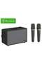 Smart Berry Smartbarry M91 Karaoke Machine Portable Speaker with Dual Wireless Mics RGB Light and Bluetooth Audio for Family Gatherings and Events
