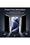 iPhone 16 Pro Max pet 2 Pieces black 2PCS Privacy Matte Frosted Ceramic Screen Protector For iPhone - 2