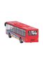 Pull and Drop Mechanism Metal Body Red City Bus - Realistic Design Toy Car (15 cm) - 3