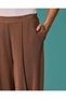Pleated Button Detailed Balloon Leg Trousers - 2