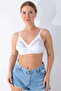 Shopgpt White Gathering Bra - 502 - (211809) Size 90 - 2