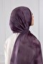 Antique Floral Patterned Soft Shawl Lavender - 3
