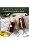 YARRAMATE 16oz/470ml Light-Blocking Dark Oil Sprayer for Cooking, 2 in 1 Olive Oil Dispenser Bottle - 6