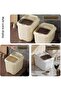 Airtight Rice Storage Container,Large Food Storage Bin for Kitchen with Sealing Lid,Pet Food Dispens - 6