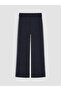 Navy Blue Stripe Detailed Soft Touch Women's Sweatpants - 3