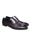 Black Color Lace-Up Genuine Leather Men's Shoes