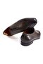 Khaki Color Lace-Up Genuine Leather Leather Sole Men's Shoes - 2