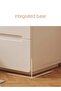 Simple Bedside Table, Modern Side Table Nightstand with 2 Drawers ,Bedside Cabinet Mini Locker Storage Stand Cabinet Rack with Drawer and Open Storage Shelf, for Bedroom Living Room Sofa(40×4 - 6