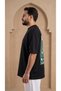 Oversize Saudi Printed T-Shirt Crew Neck Short Sleeve Relaxed Fit Streetwear T-Shirt - 4