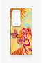 Vivo V30 Compatible Tiger of the Sun Patterned Silicone Case - 2