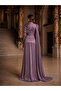 Floral Detailed Evening Dress - 4