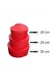 Big Deep Triple 3 Size Red 33 cm Heart Box Gift Jewelry Jewelry Dress Socks Wardrobe Organization Box - 3
