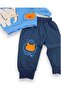 Baby Boy Seasonal 2 Thread Elephant and Lion Printed 1-2-3-4 Years Old 2-Piece Top and Bottom Tracksuit Set - 6